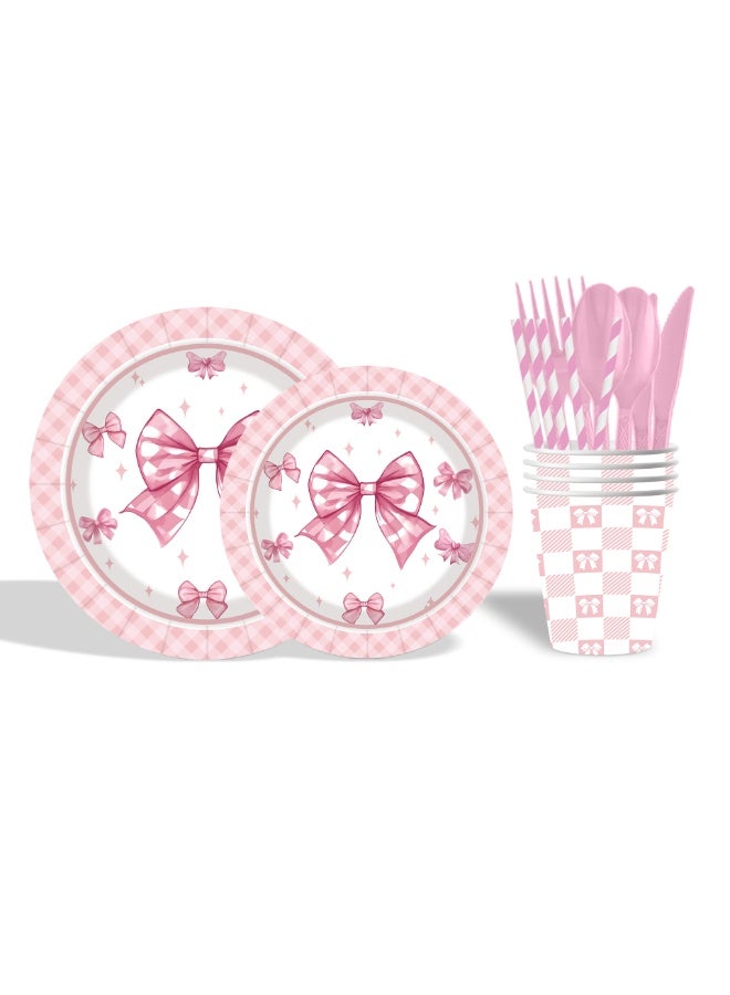 Balloon World 80 Piece Party Dinnerware Set, Disposable Tableware Set Including Included Plates, Cups, Straws,Napkins, Spoons, Forks, Knives forParty Supplies Family Party and Decorations (Birthday Party Supplies For 10 Guests) - Image 4